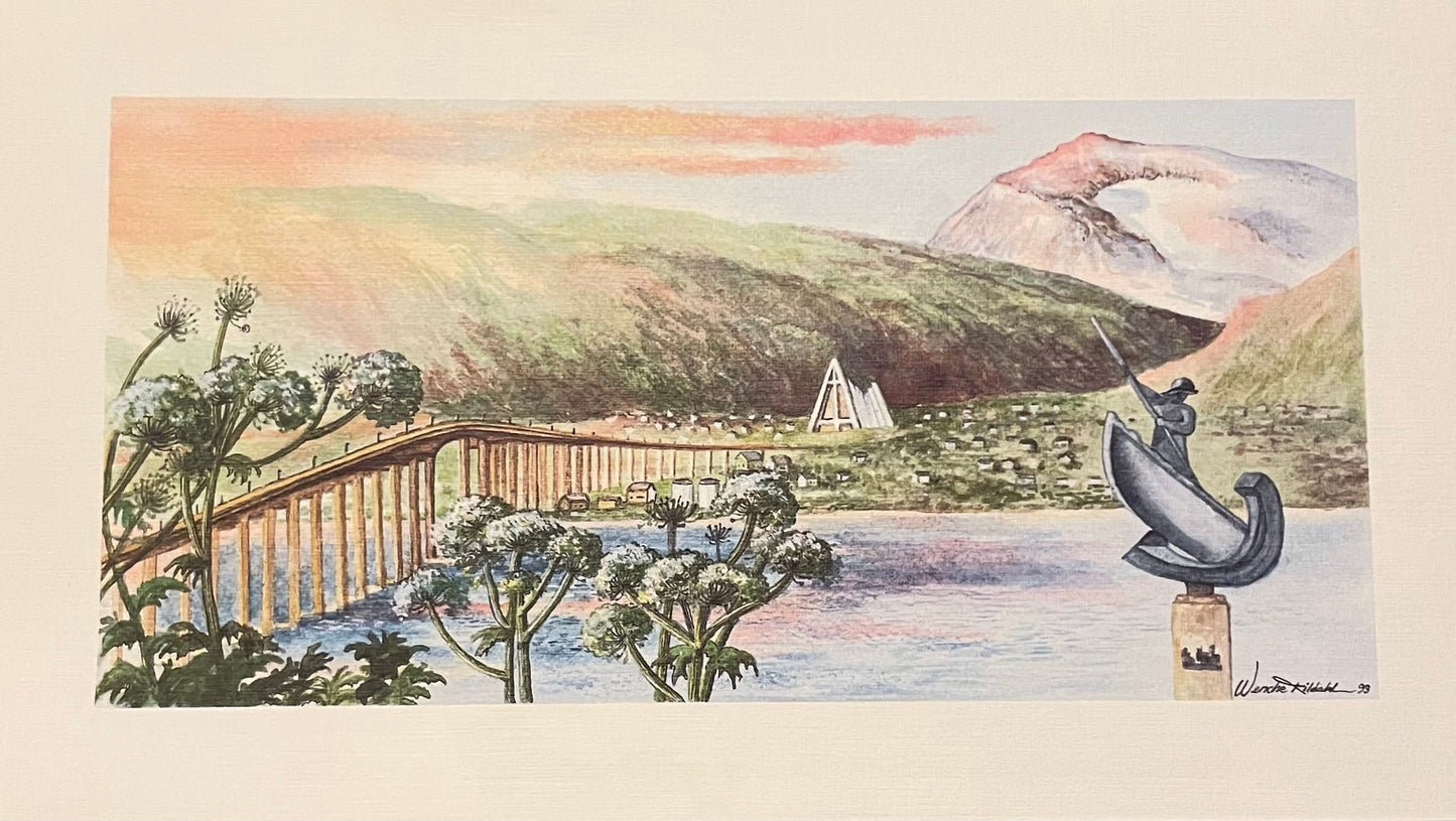 Tromsø – Limited Edition Print by Wenche Kildahl (1993) - Nordic Art & Collectibles