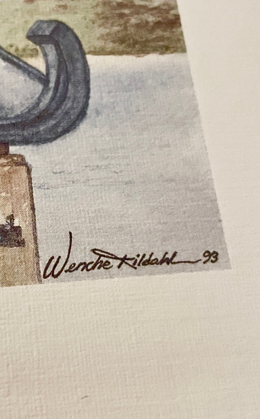 Tromsø – Limited Edition Print by Wenche Kildahl (1993) - Nordic Art & Collectibles