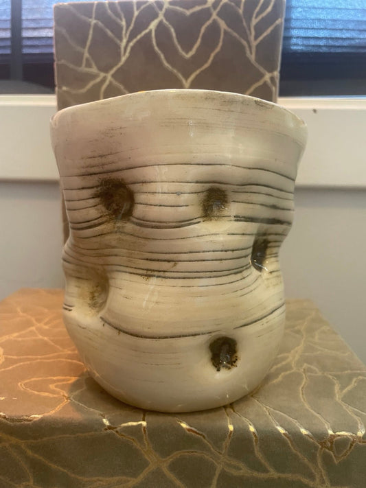 Vintage Art Pottery Bowl – Unknown Artist, Telemark, Norway - Nordic Art & Collectibles