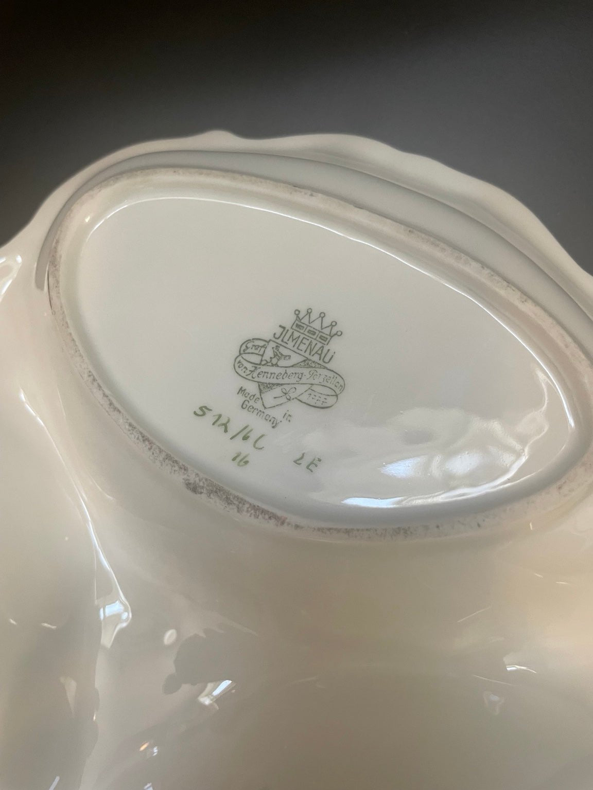 Vintage JL Menau East German Fancy Divided Bowl – Fine China with 22K Gold Gilt - Nordic Art & Collectibles