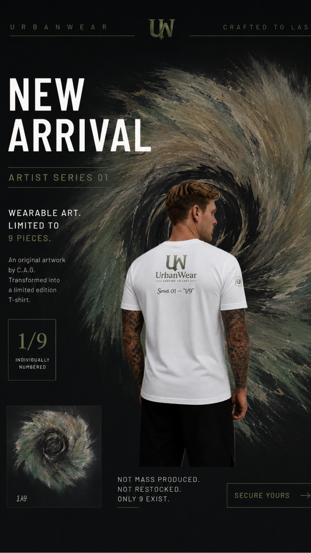 UrbanWear Artist Series 01 — “1/9”