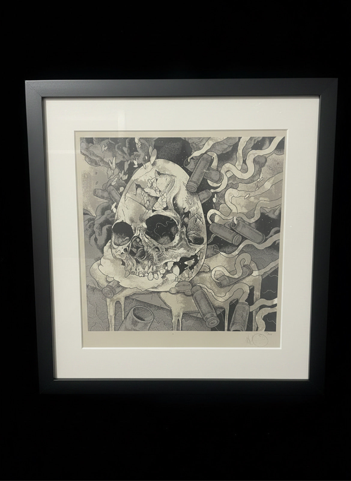 Signed and numbered silkscreen print by John Dyer Baizley. “Vitamin X” (2011)