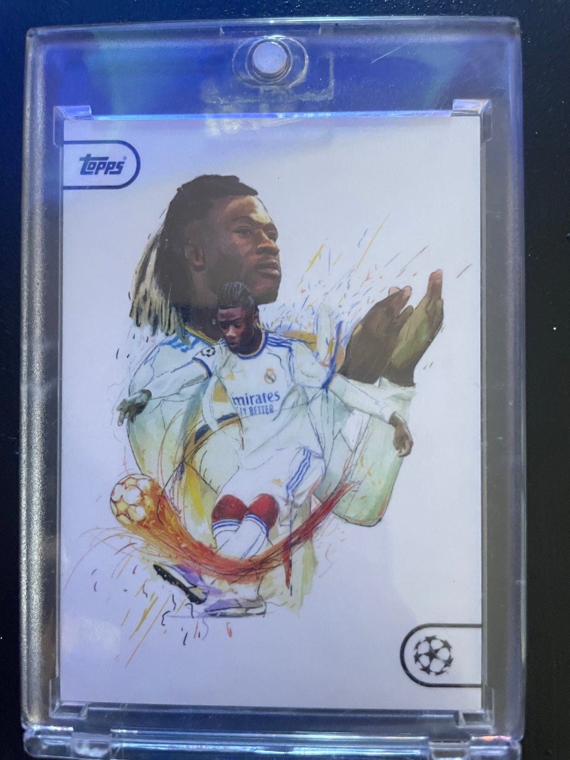 Eduardo Camavinga – Topps Project 22 Trading Card by Rafal Rola (Real Madrid) - Nordic Art & Collectibles