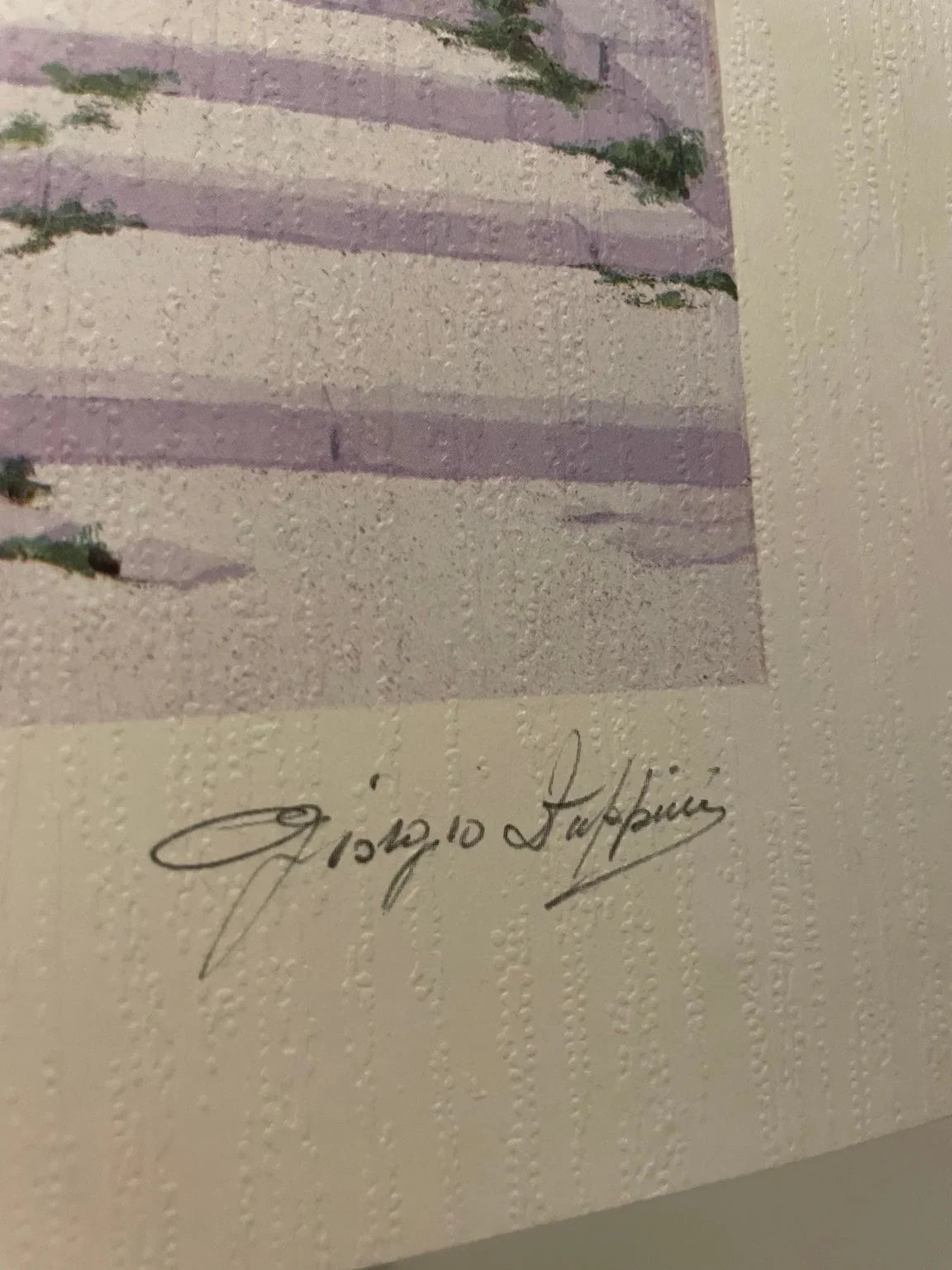 Giorgio Zuppini – Signed Italian Artwork with Gold Frame - Nordic Art & Collectibles