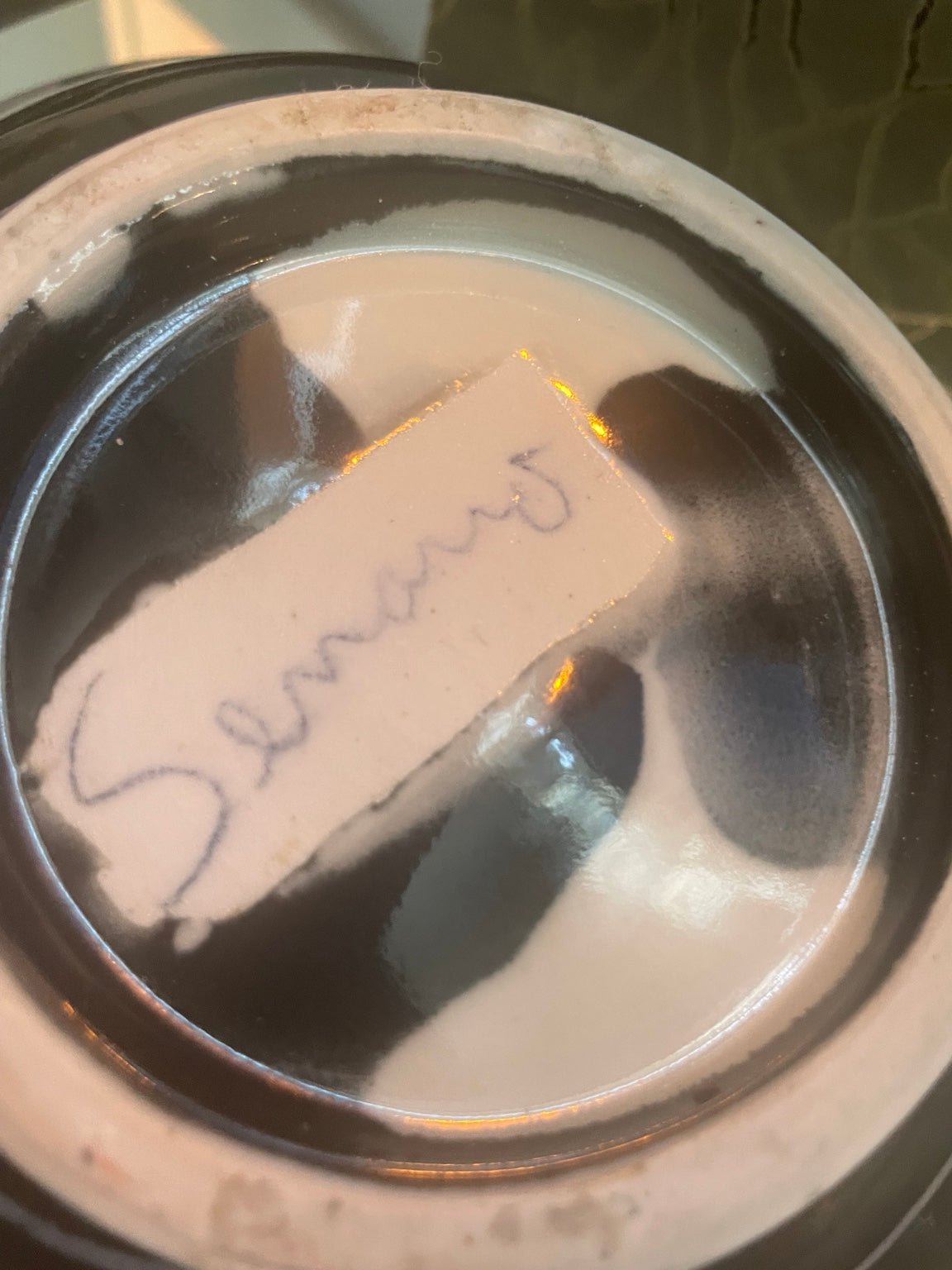 Raymond Serrano Signed Art Pottery Bowl – Vintage - Nordic Art & Collectibles